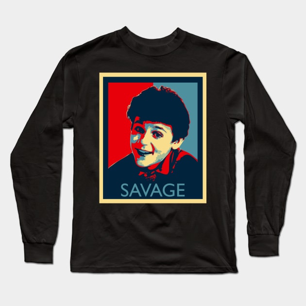 Savage Long Sleeve T-Shirt by Zap Studios